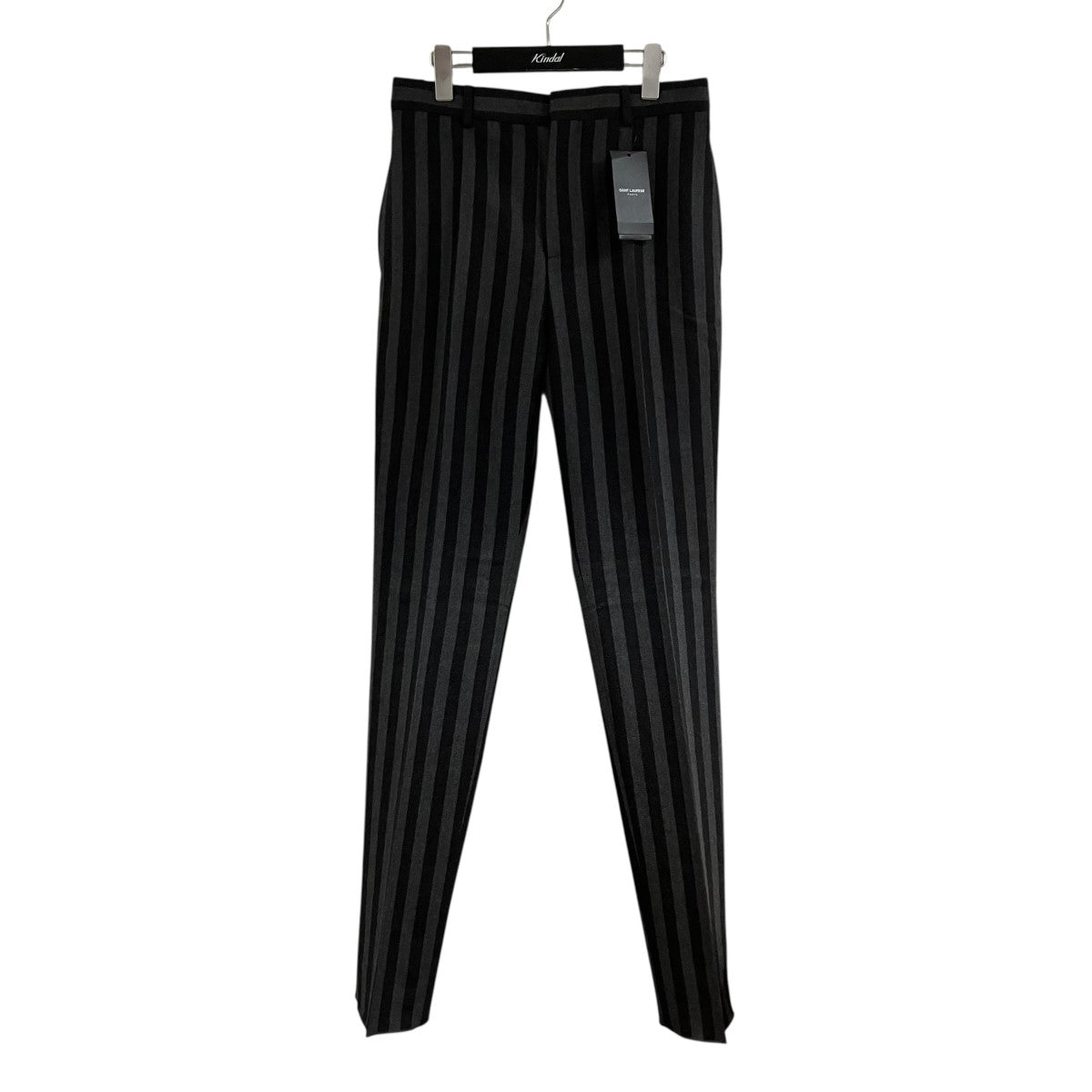 Saint Laurent Paris ウールストライプスラックス 古着・中古-1枚目のアイテム画像