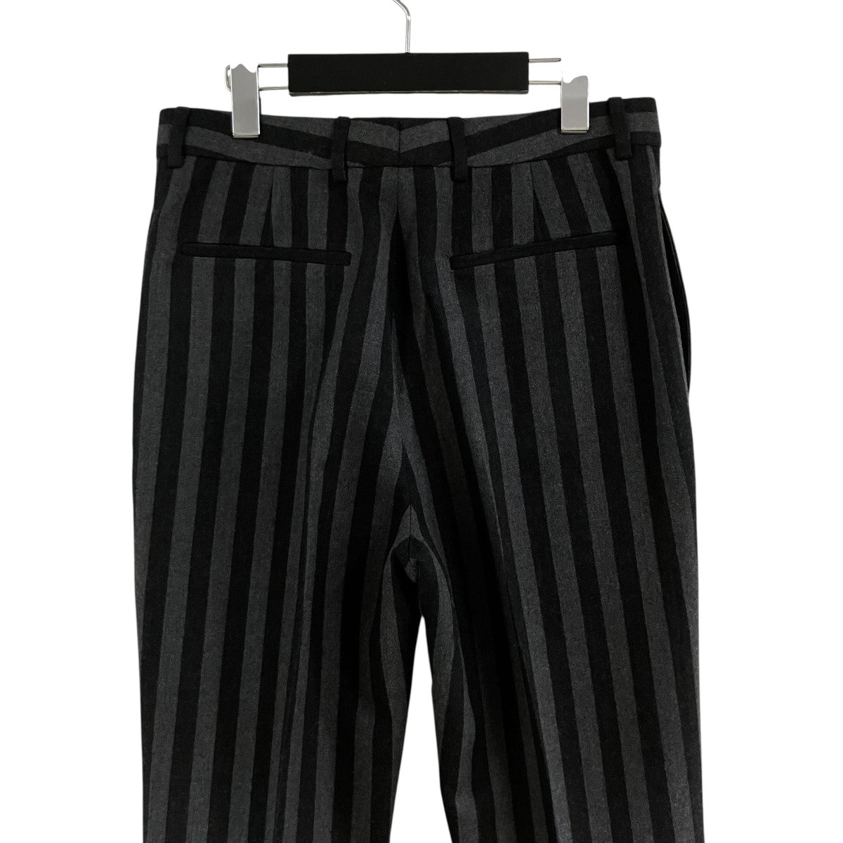 Saint Laurent Paris ウールストライプスラックス 古着・中古-5枚目のアイテム画像