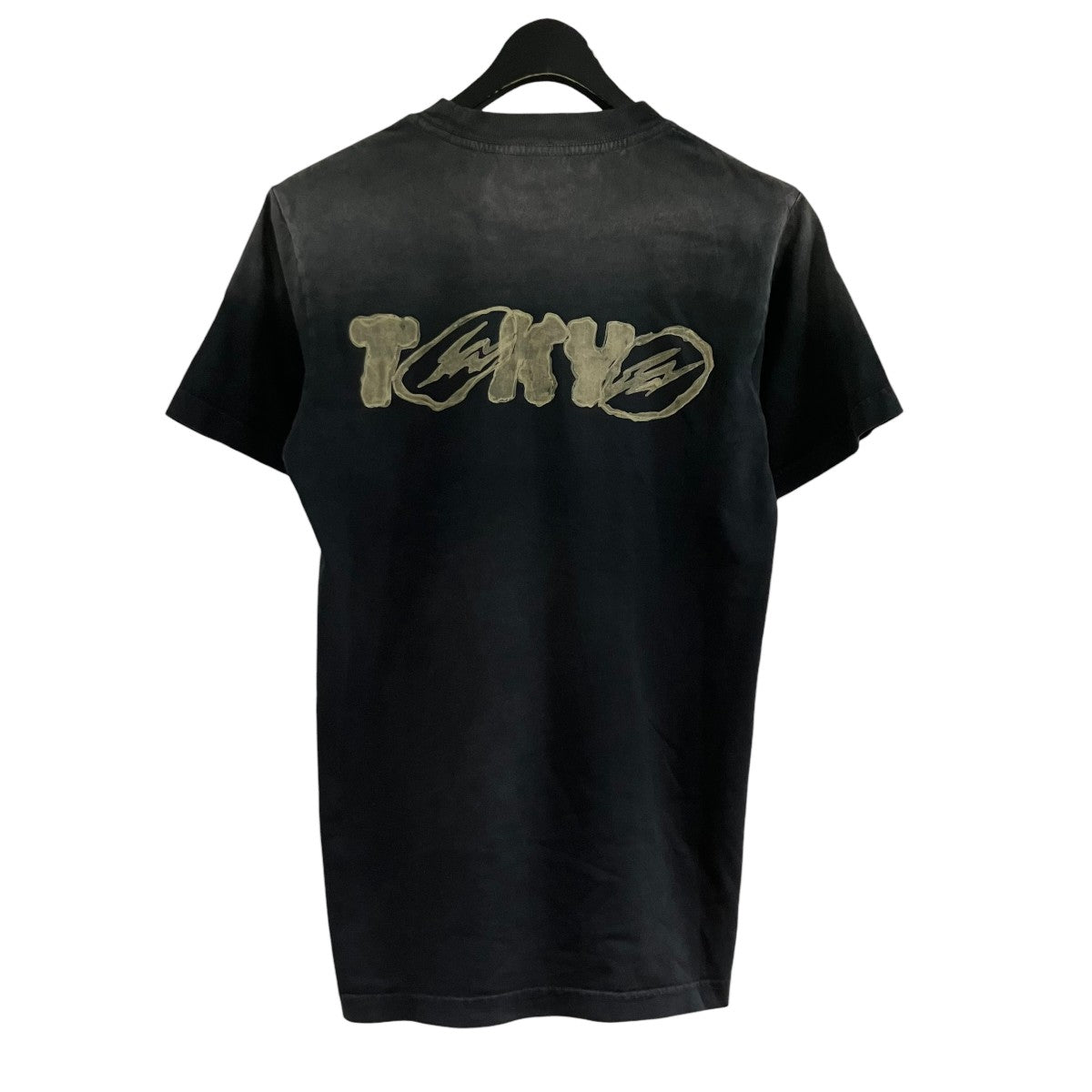 TRAVIS SCOTT×FRAGMENT DESIGN×村上隆 プリント半袖Tシャツ ブラック