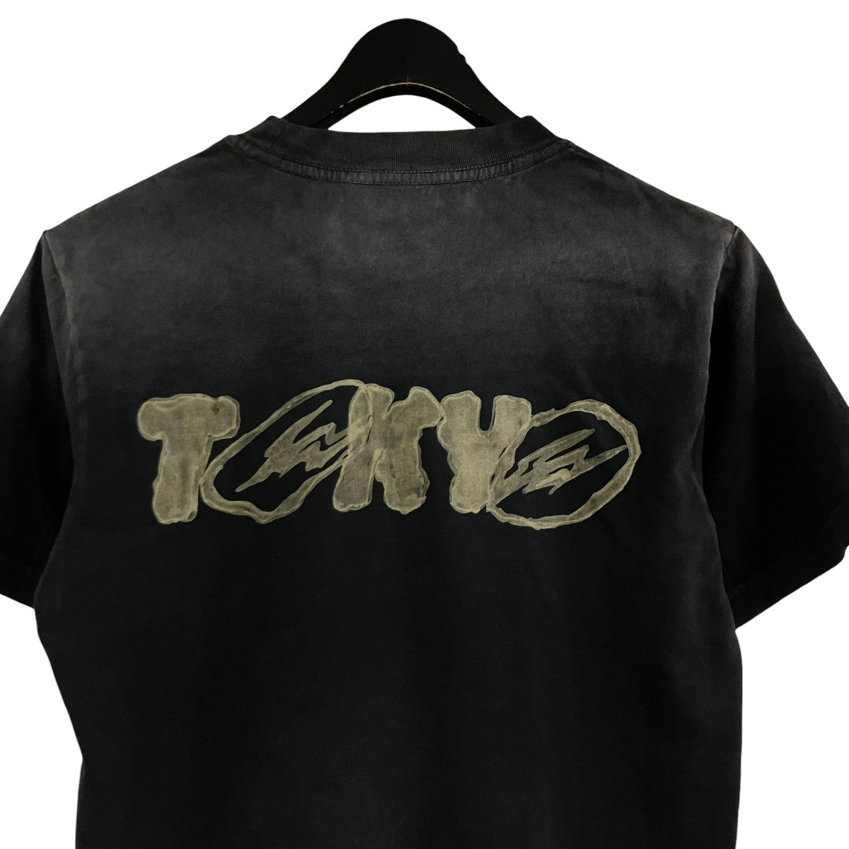 TRAVIS SCOTT×FRAGMENT DESIGN×村上隆 プリント半袖Tシャツ ブラック
