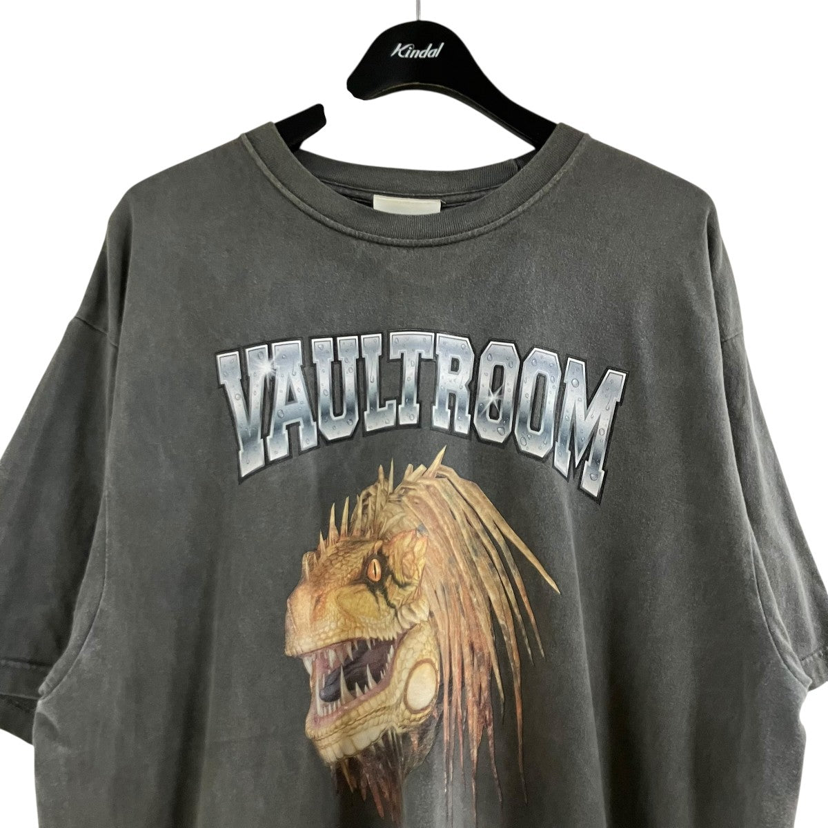 VAULTROOM(ボルトルーム) ドスジャグラスプリントTシャツ グレー