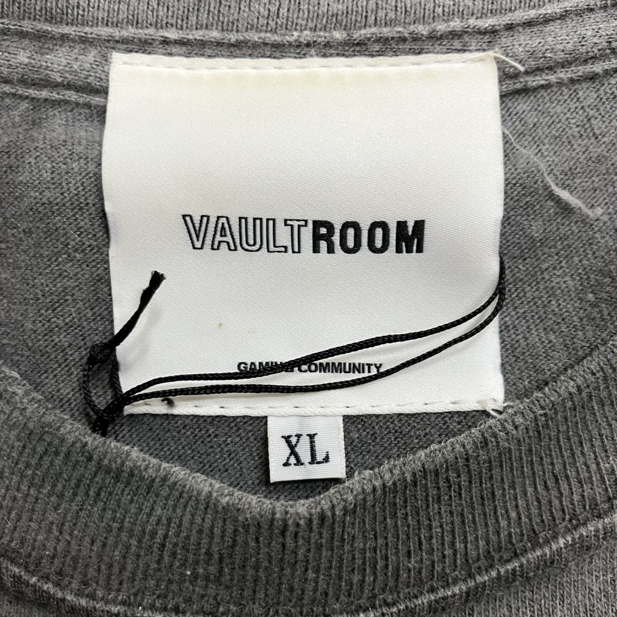 VAULTROOM(ボルトルーム) ドスジャグラスプリントTシャツ グレー
