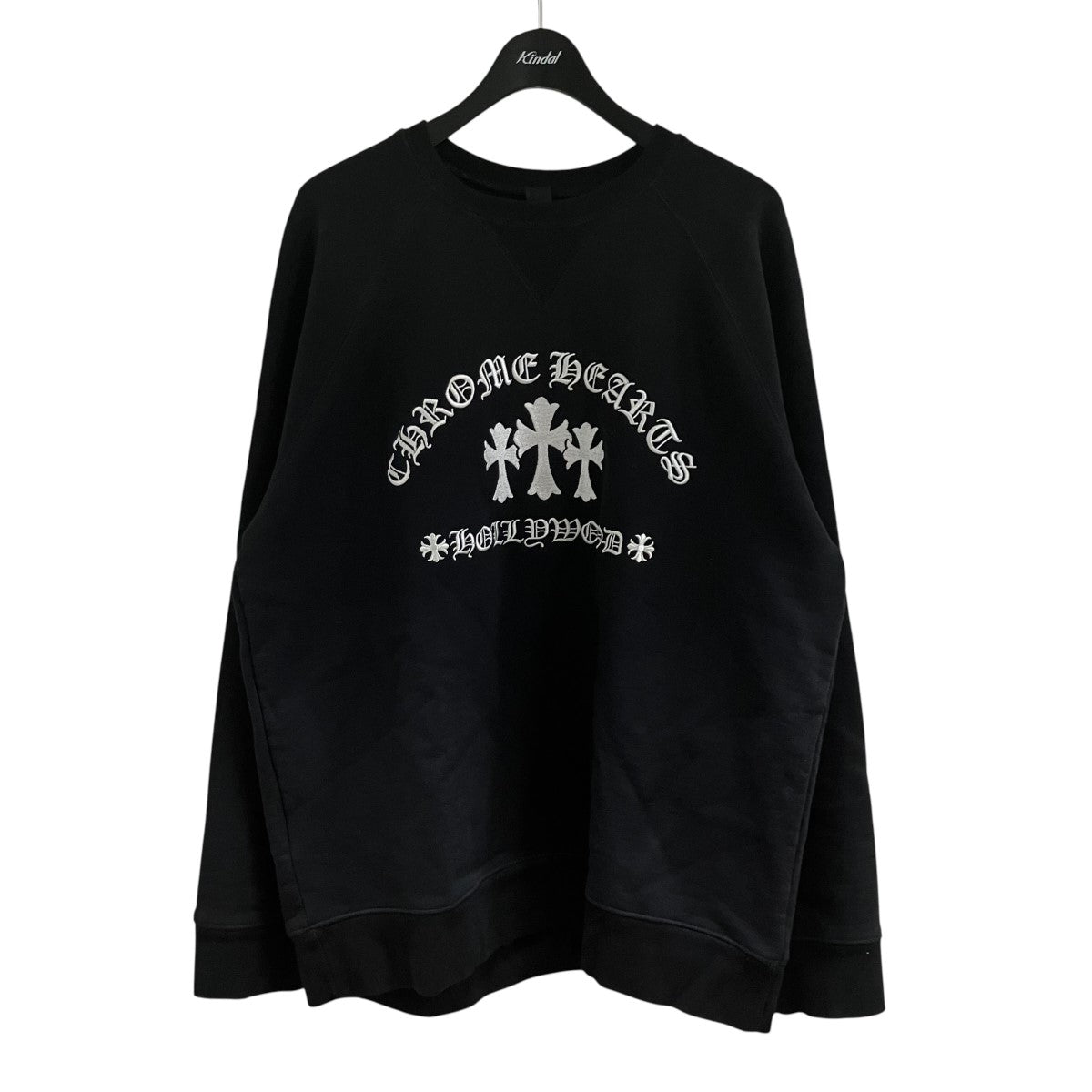 CHROME HEARTS セメタリークロス刺繍クルーネックスウェット 古着・中古-1枚目のアイテム画像