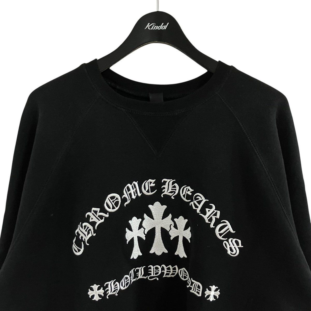 CHROME HEARTS セメタリークロス刺繍クルーネックスウェット 古着・中古-2枚目のアイテム画像