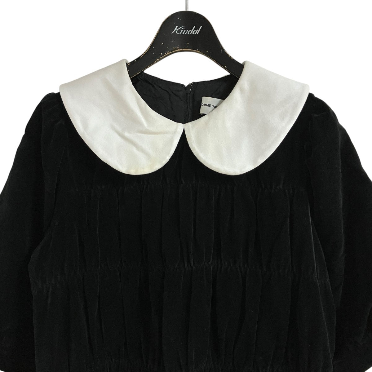 COMME des GARCONS GIRL ベロアワンピース 古着・中古-2枚目のアイテム画像