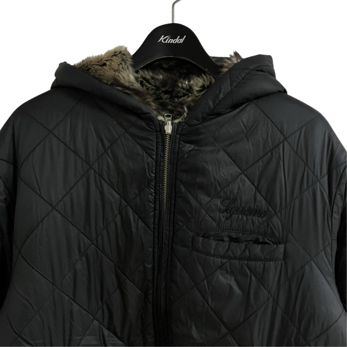 Supreme リバーシブルファージャケット 古着・中古-3枚目のアイテム画像