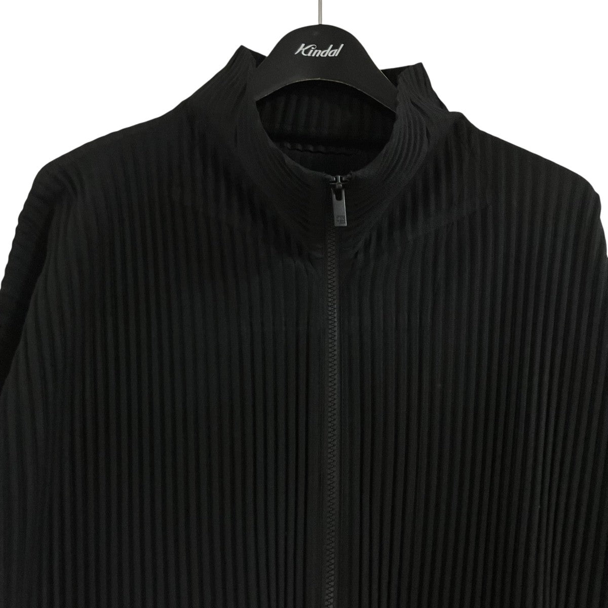 HOMME PLISSE ISSEY MIYAKE BASICSプリーツZIP UPトレーナー 古着・中古-2枚目のアイテム画像