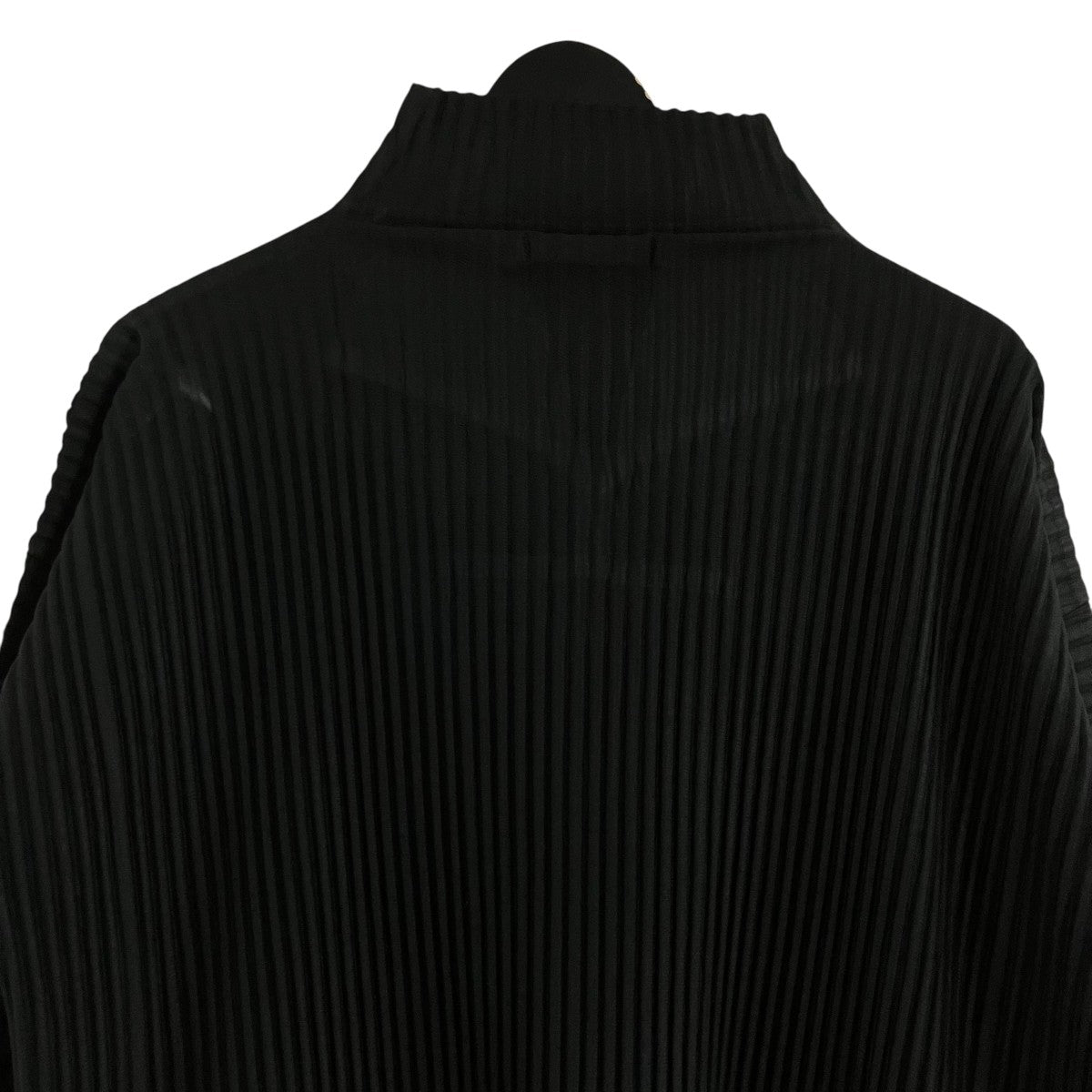 HOMME PLISSE ISSEY MIYAKE BASICSプリーツZIP UPトレーナー 古着・中古-4枚目のアイテム画像