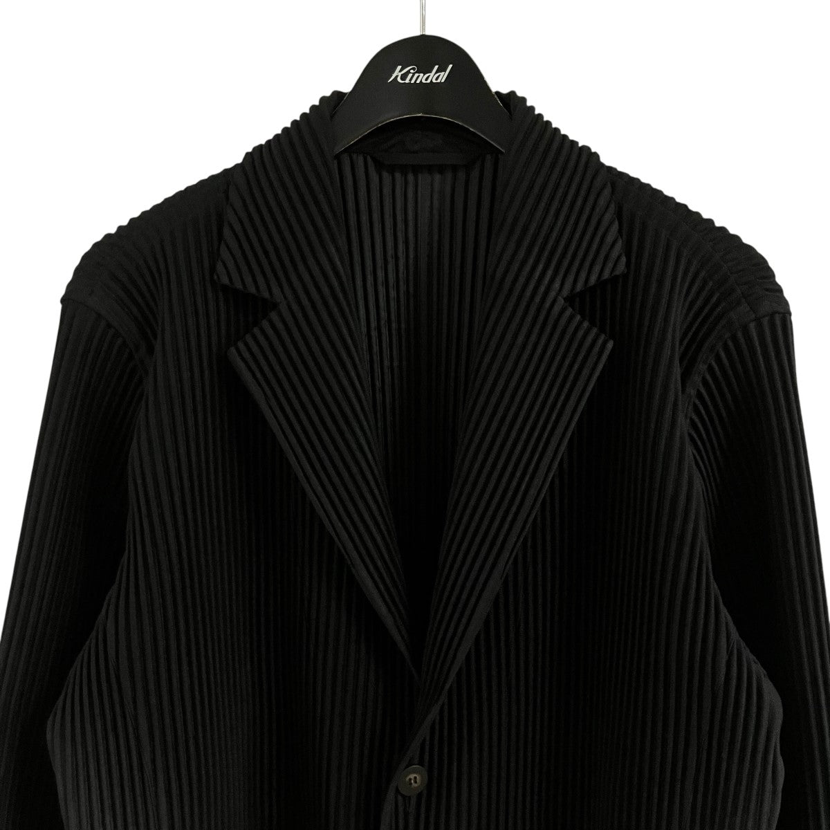 HOMME PLISSE ISSEY MIYAKE BASICS プリーツテーラードジャケット 古着・中古-2枚目のアイテム画像