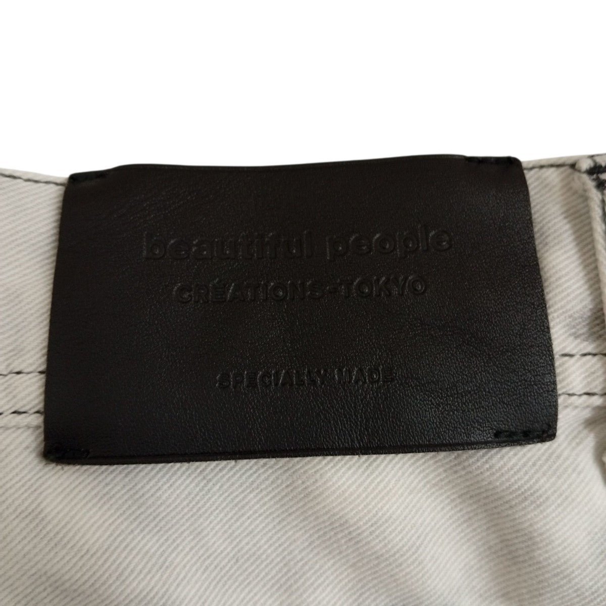 eft hand twill carved denim pantsデニムパンツ1515105008