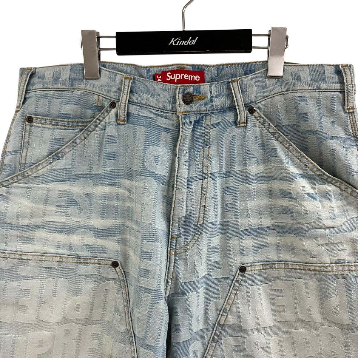 Supreme ロゴデニムショートパンツ 古着・中古-2枚目のアイテム画像
