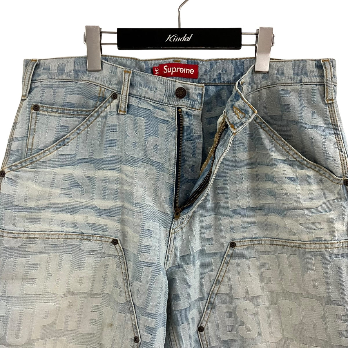 Supreme ロゴデニムショートパンツ 古着・中古-3枚目のアイテム画像