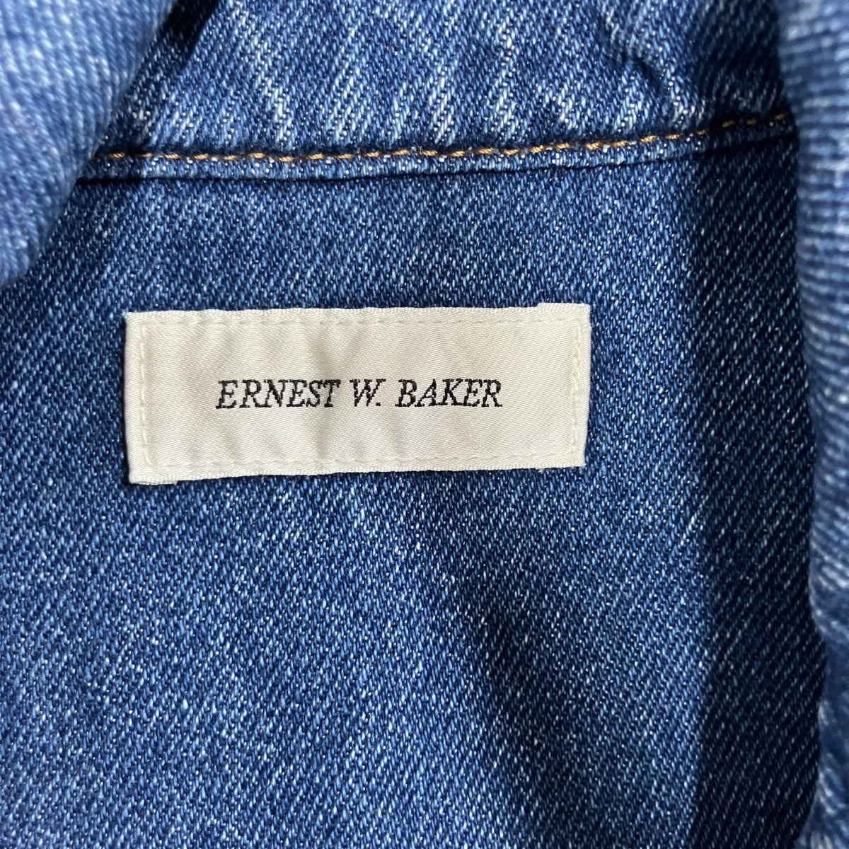 ERNEST W．BAKER デニムジャケット 古着・中古-5枚目のアイテム画像