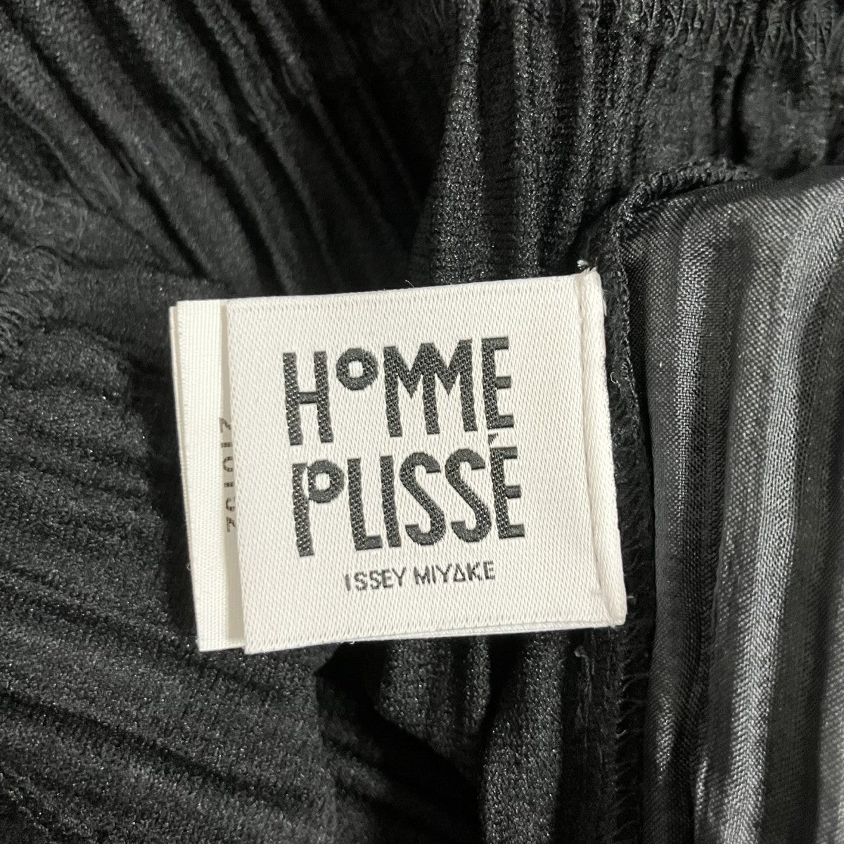 HOMME PLISSE ISSEY MIYAKE BASICS プリーツパンツ 古着・中古-5枚目のアイテム画像