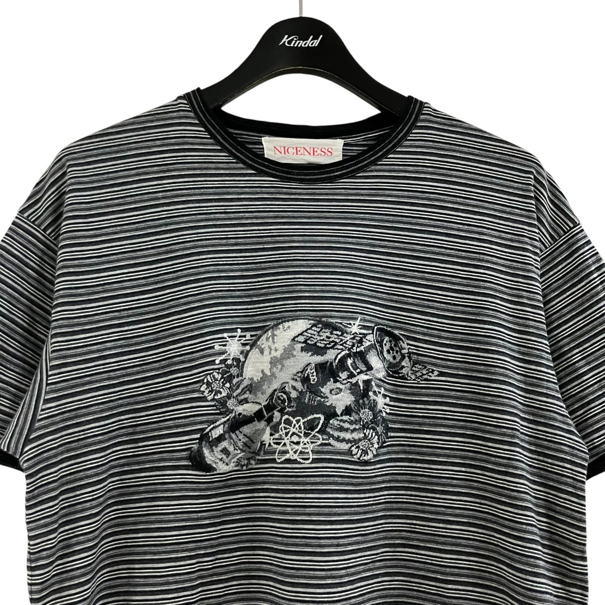 NICENESS ボーダーTシャツ 古着・中古-2枚目のアイテム画像