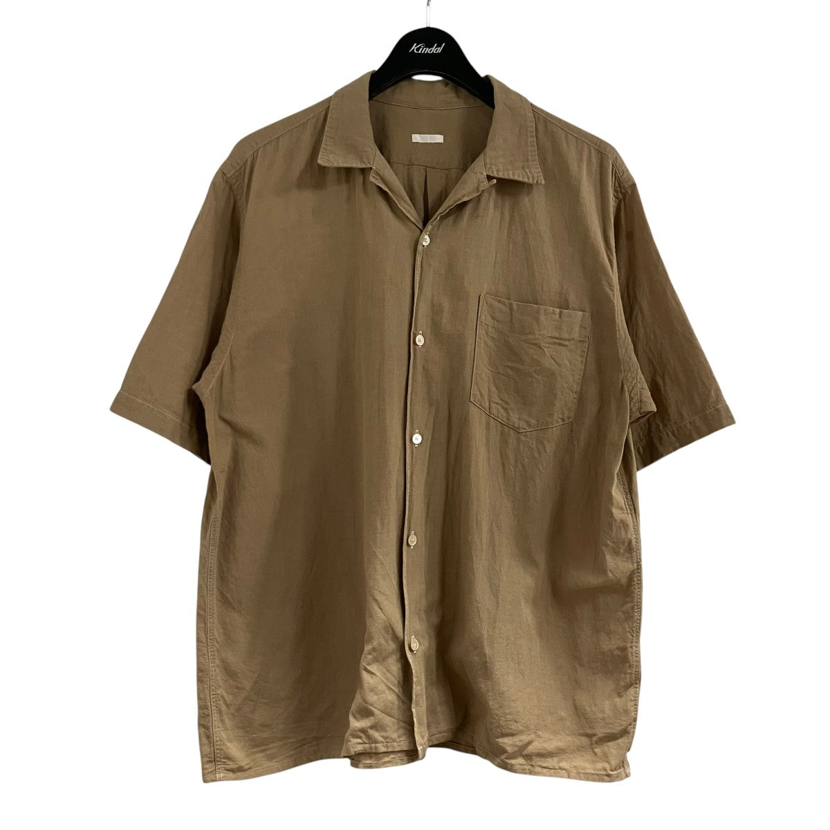 COMOLI ベタシャンオープンカラーシャツ