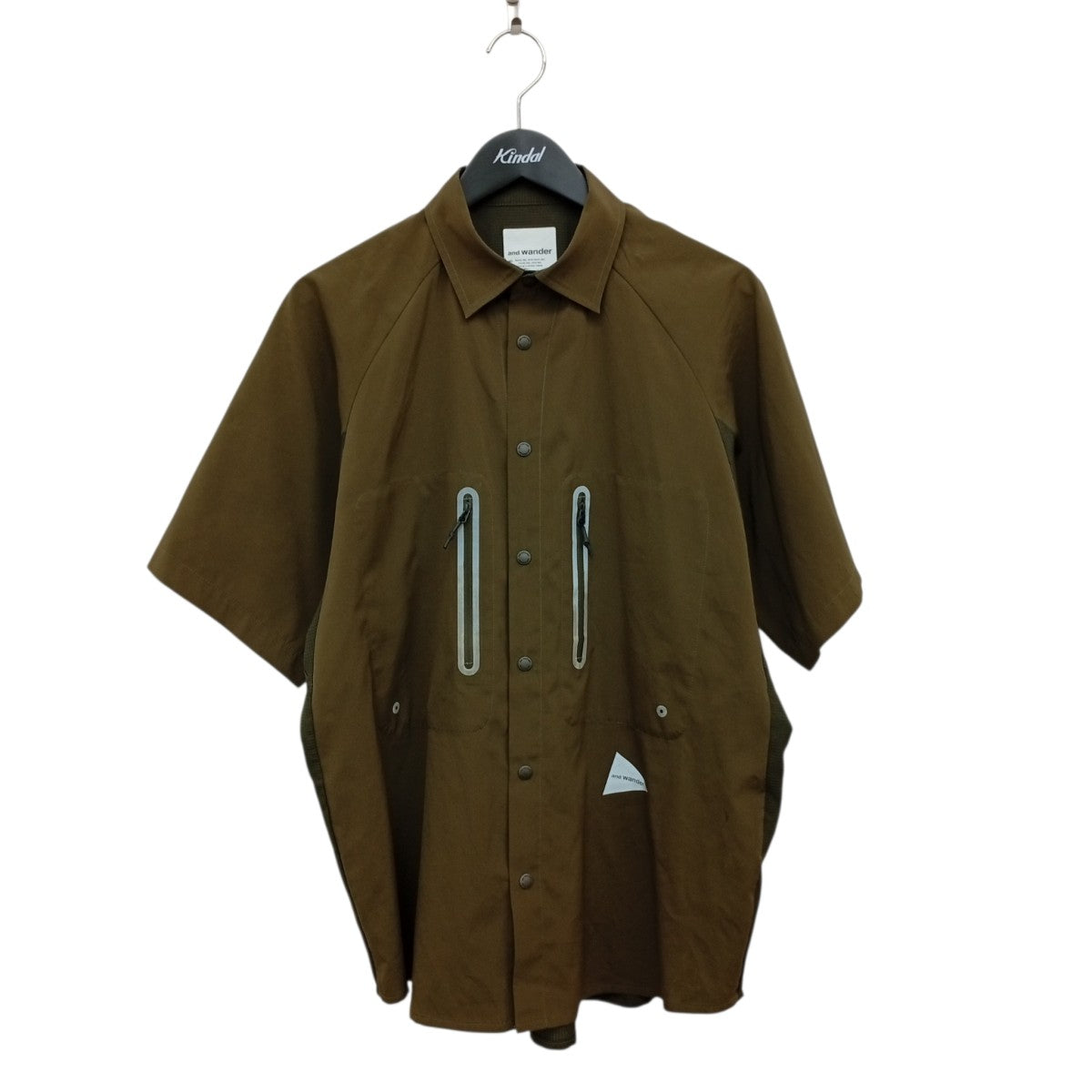 and wander スイッチングショートスリーブシャツ574-1153038 古着・中古-1枚目のアイテム画像