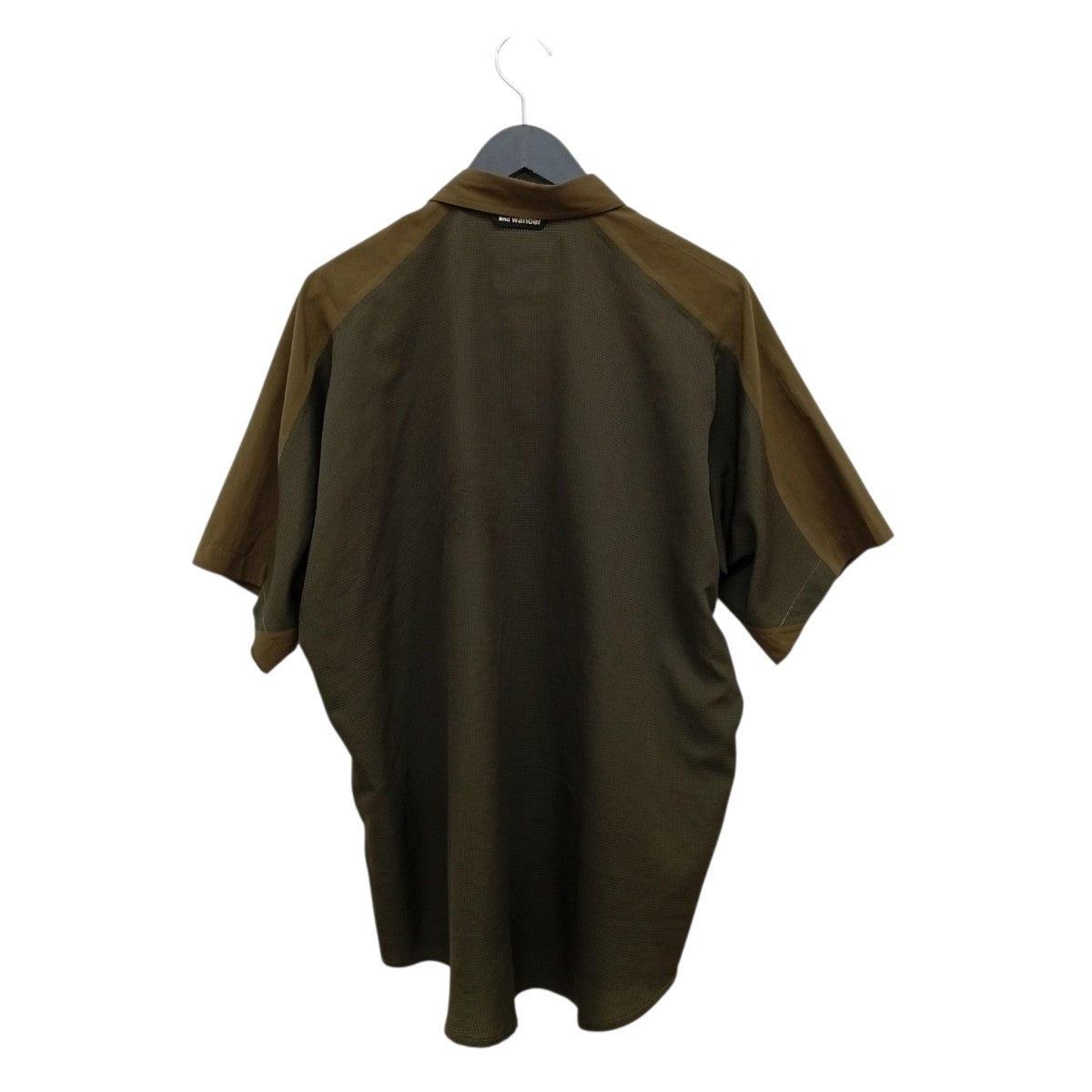 and wander スイッチングショートスリーブシャツ574-1153038 古着・中古-2枚目のアイテム画像