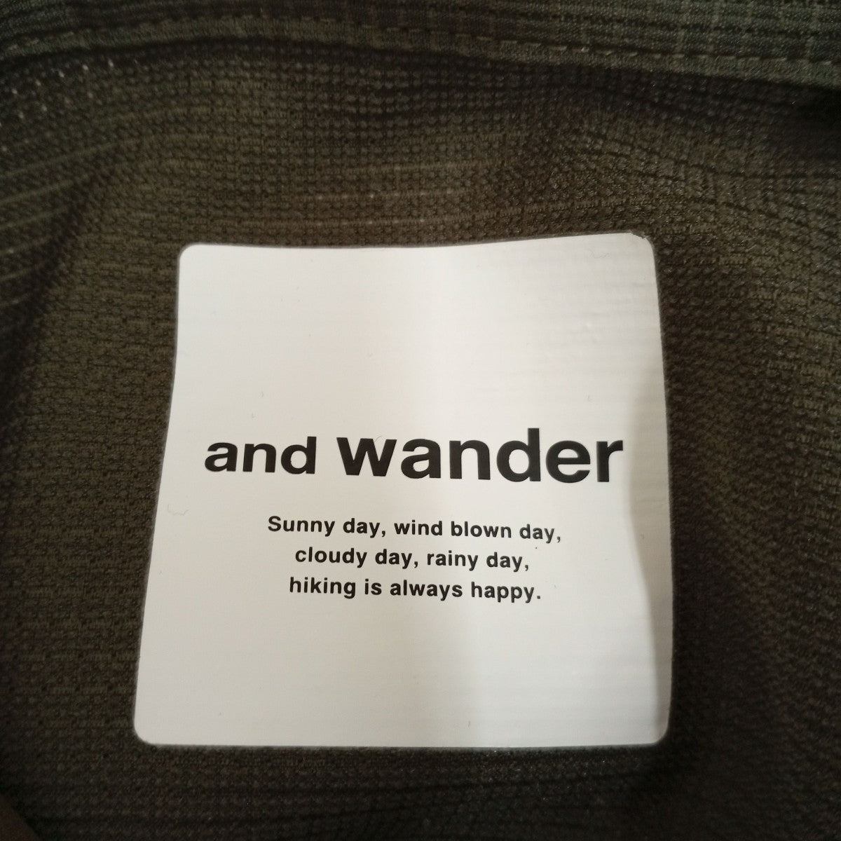 and wander スイッチングショートスリーブシャツ574-1153038 古着・中古-5枚目のアイテム画像
