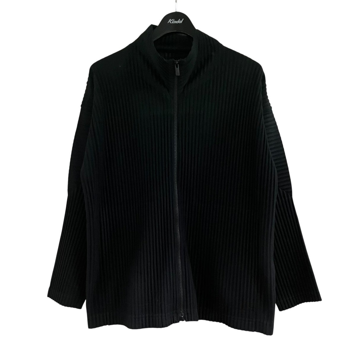 HOMME PLISSE ISSEY MIYAKE BASICSプリーツジップアップジャケット 古着・中古-1枚目のアイテム画像