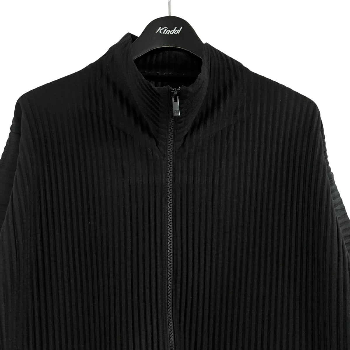 HOMME PLISSE ISSEY MIYAKE BASICSプリーツジップアップジャケット 古着・中古-2枚目のアイテム画像