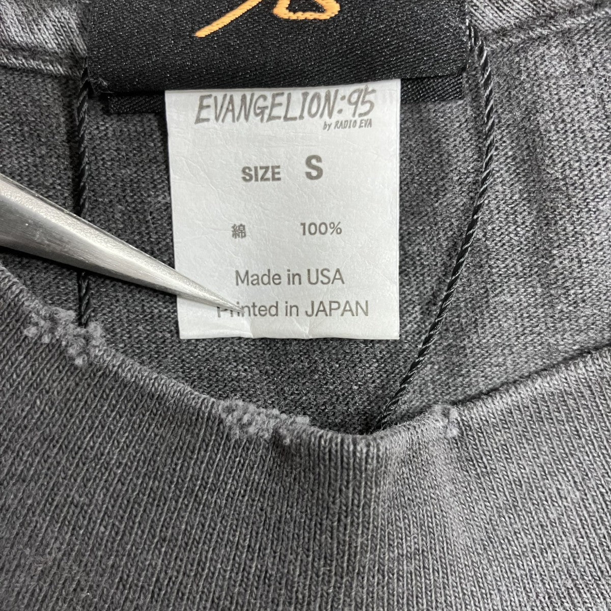 EVANGELION：95 ダメージ加工プリントTシャツ 古着・中古-5枚目のアイテム画像