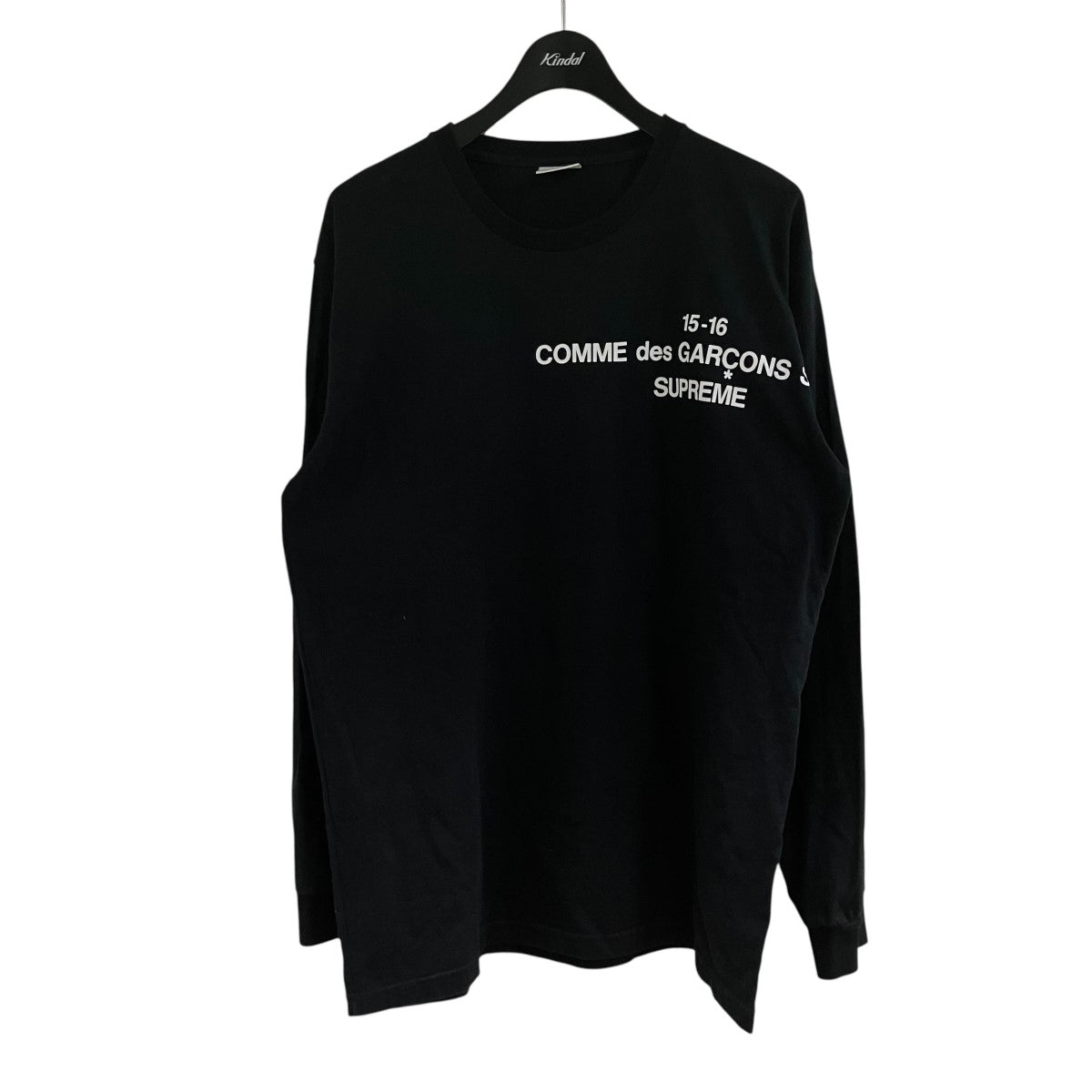 Supreme×COMME des GARCONS SHIRT 長袖Tシャツ 古着・中古-1枚目のアイテム画像