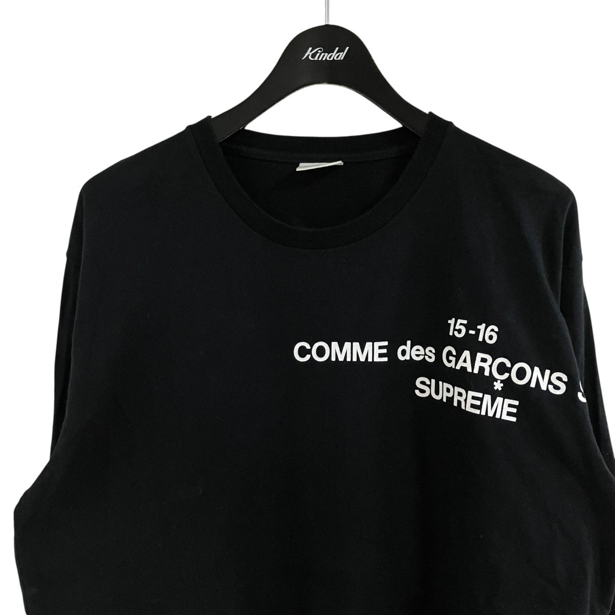 Supreme×COMME des GARCONS SHIRT 長袖Tシャツ 古着・中古-2枚目のアイテム画像