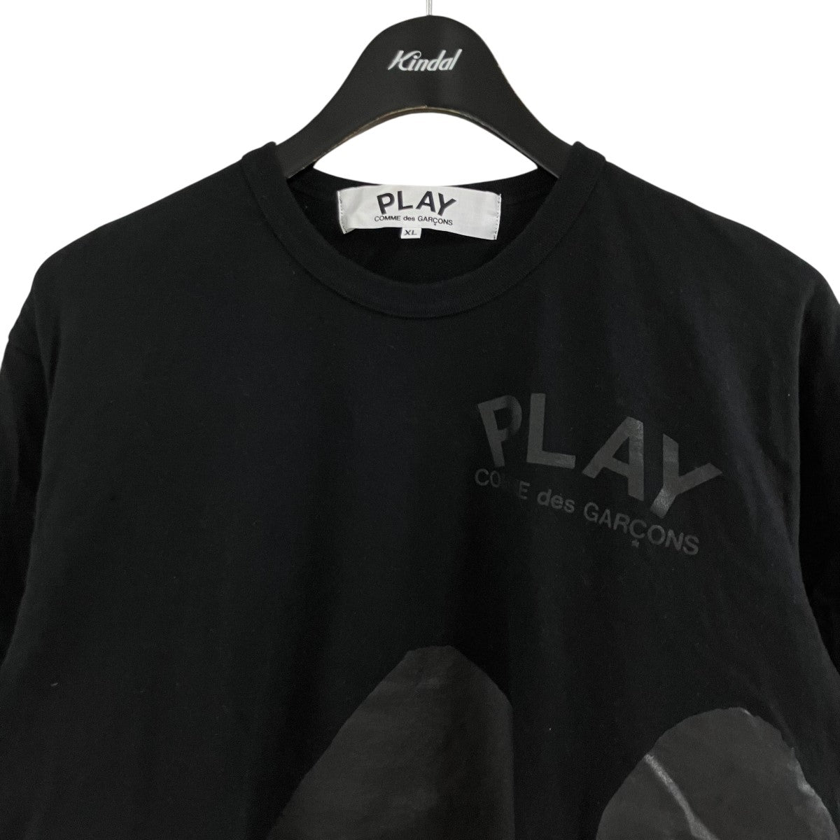 PLAY COMME des GARCONS ハートプリントTシャツ 古着・中古-2枚目のアイテム画像