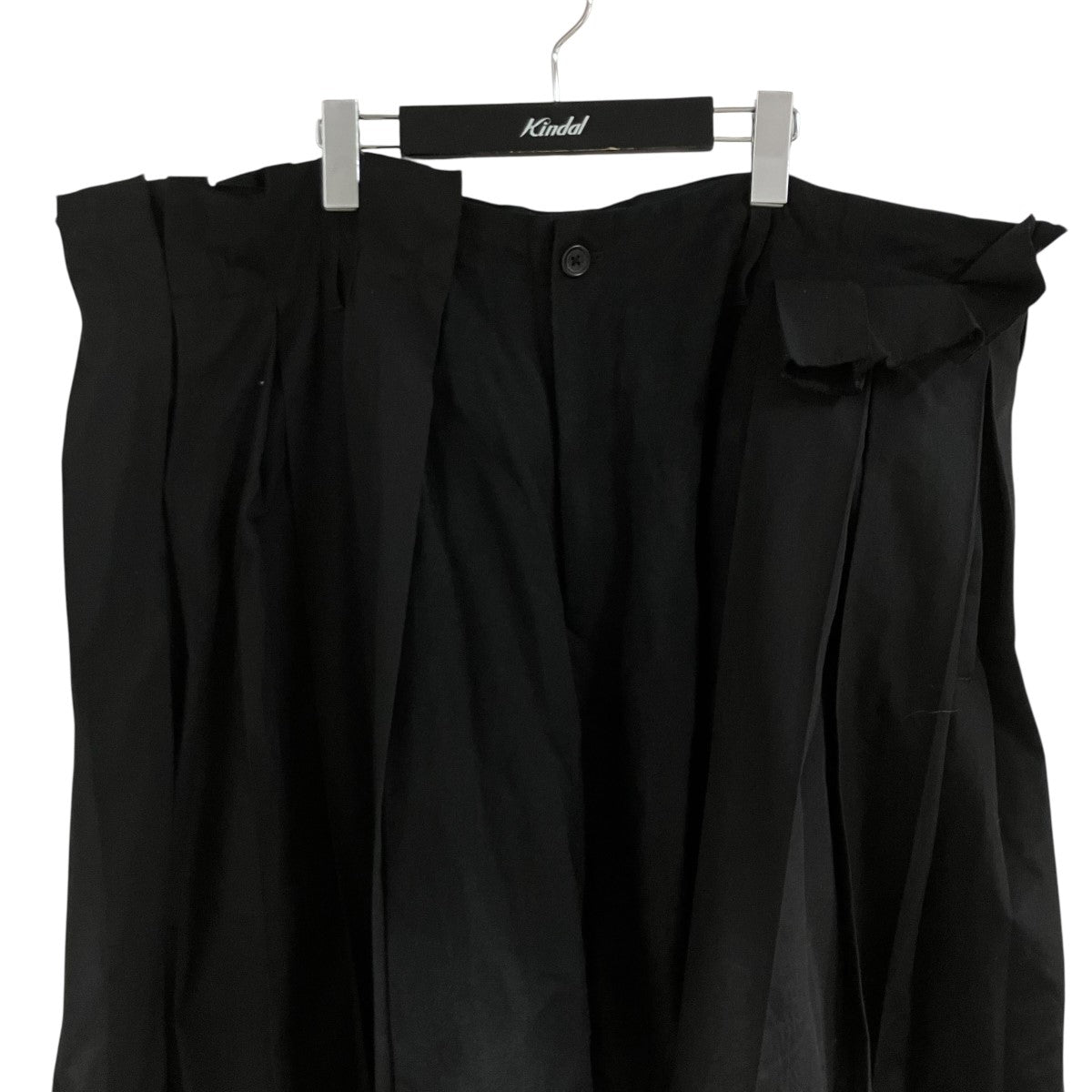Yohji Yamamoto pour homme ドローストリングプリーツパンツ 古着・中古-2枚目のアイテム画像