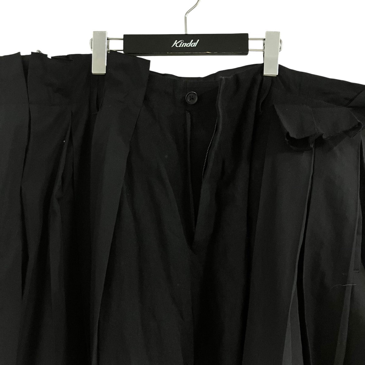 Yohji Yamamoto pour homme ドローストリングプリーツパンツ 古着・中古-3枚目のアイテム画像