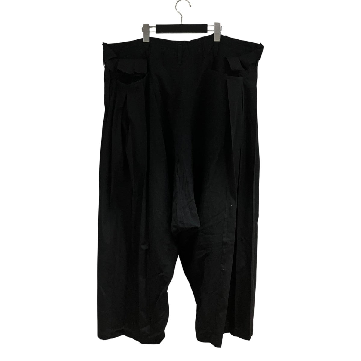 Yohji Yamamoto pour homme ドローストリングプリーツパンツ 古着・中古-4枚目のアイテム画像