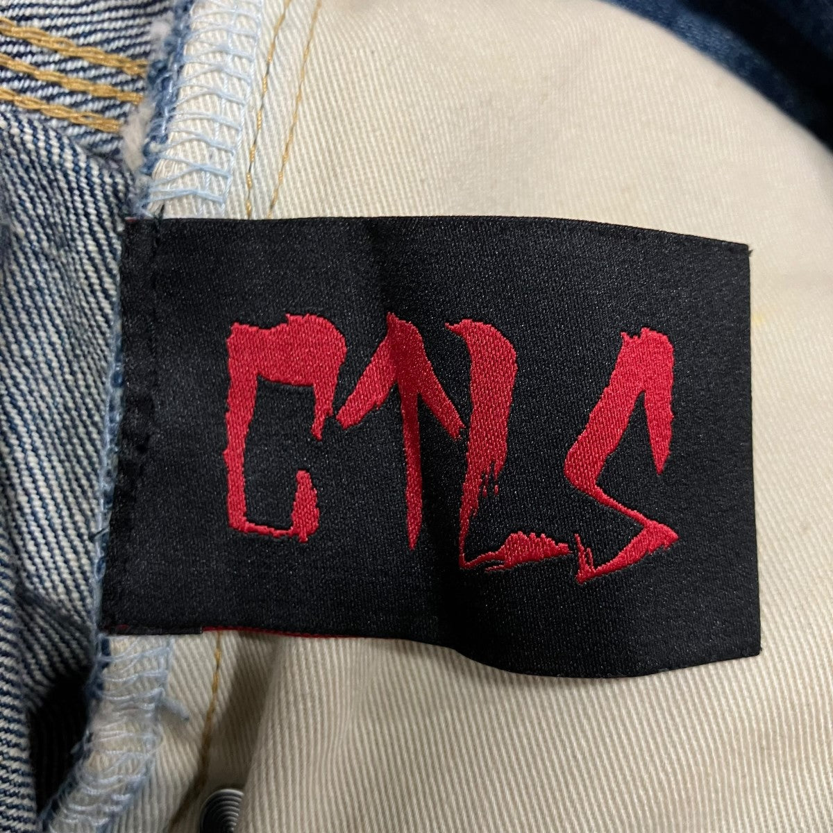 CVTVLIST ペイントデニムパンツ 古着・中古-6枚目のアイテム画像