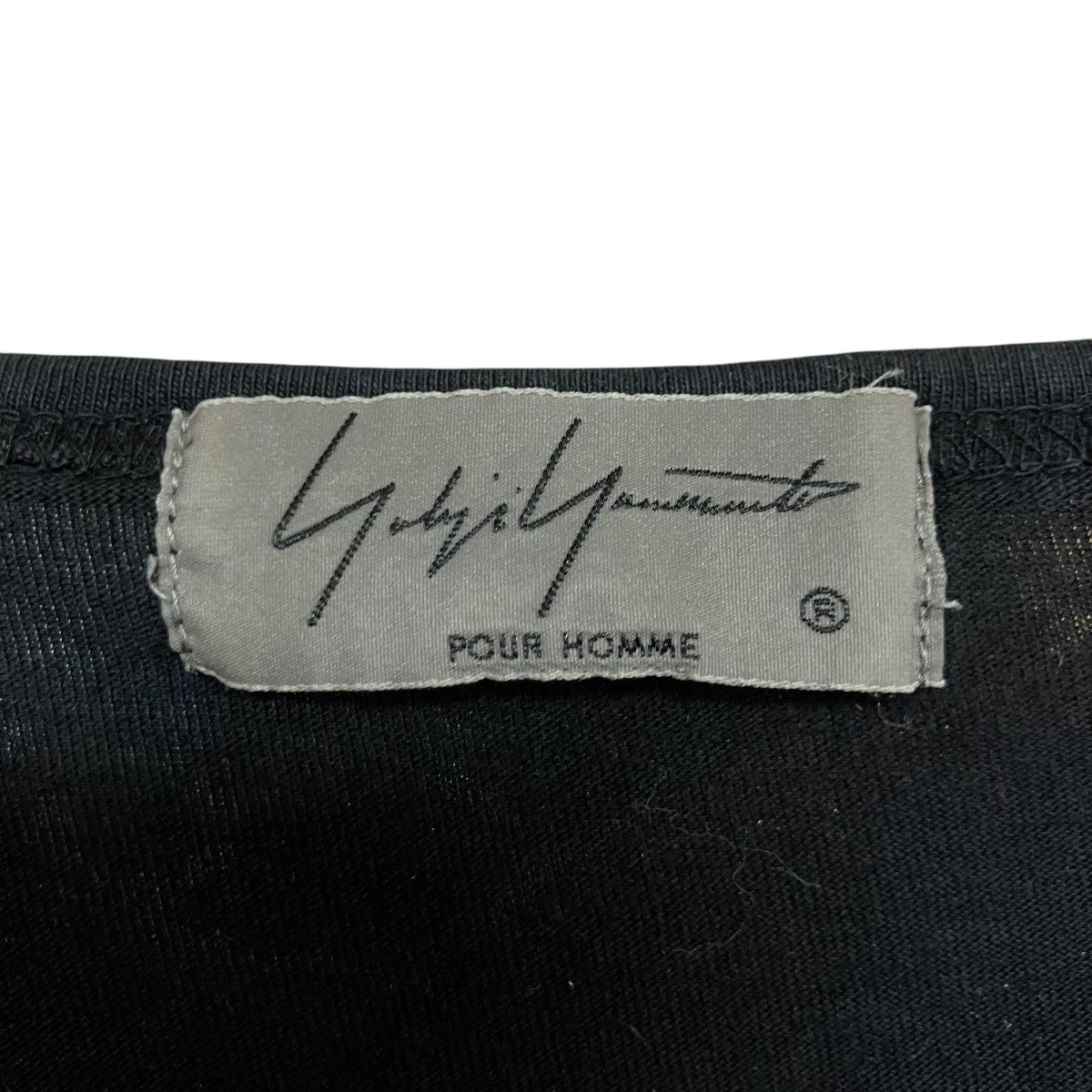 Yohji Yamamoto pour homme 丸首ロング裸女プリントTシャツ カットソー 古着・中古-5枚目のアイテム画像