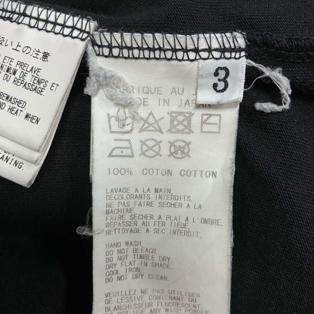 Yohji Yamamoto pour homme 丸首ロング裸女プリントTシャツ カットソー 古着・中古-6枚目のアイテム画像