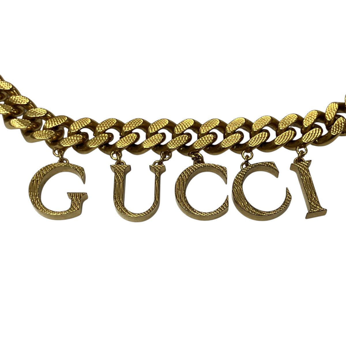 GUCCI ロゴモチーフネックレス 古着・中古-3枚目のアイテム画像