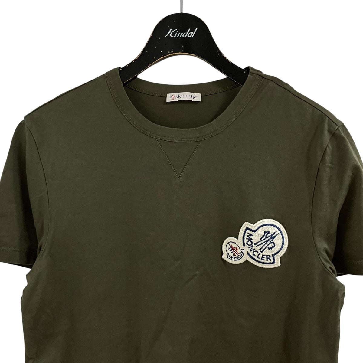 MONCLER ロゴワッペンTシャツ 古着・中古-2枚目のアイテム画像