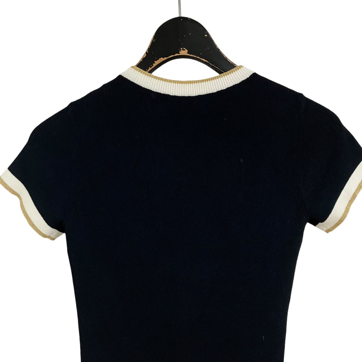 VALENTINO ニットショートスリーブワンピース 古着・中古-4枚目のアイテム画像