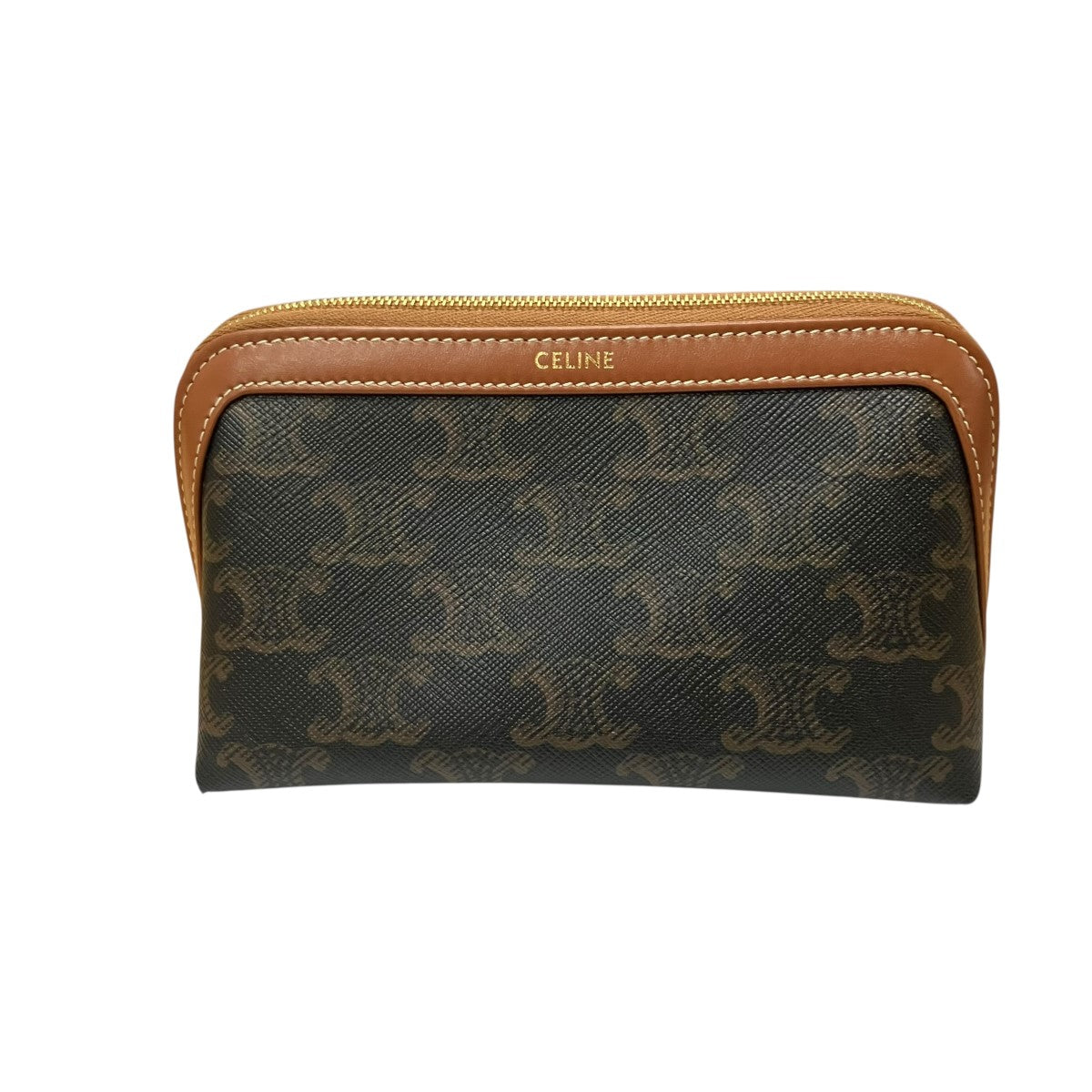 CELINE トリオンフ コスメティックポーチ スモール 古着・中古-2枚目のアイテム画像