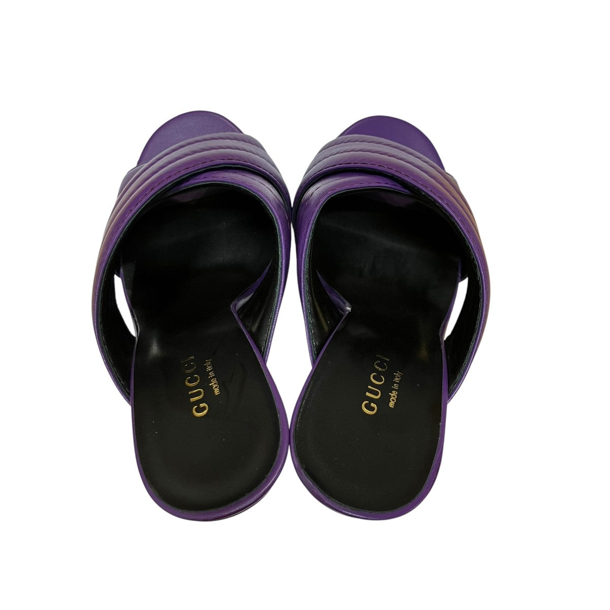 GUCCI レザークロスミュール サンダル 古着・中古-6枚目のアイテム画像