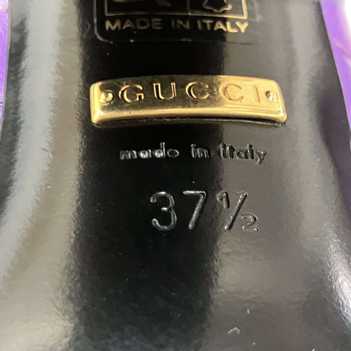 GUCCI レザークロスミュール サンダル 古着・中古-7枚目のアイテム画像