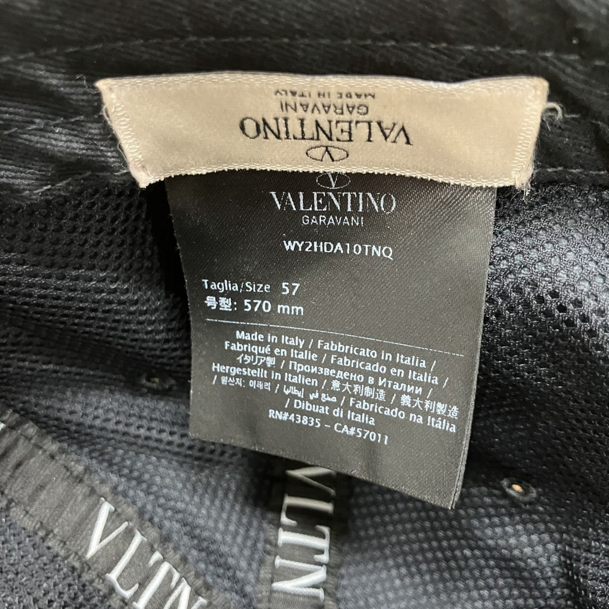 VALENTINO GARAVANI ロゴキャップ 古着・中古-7枚目のアイテム画像