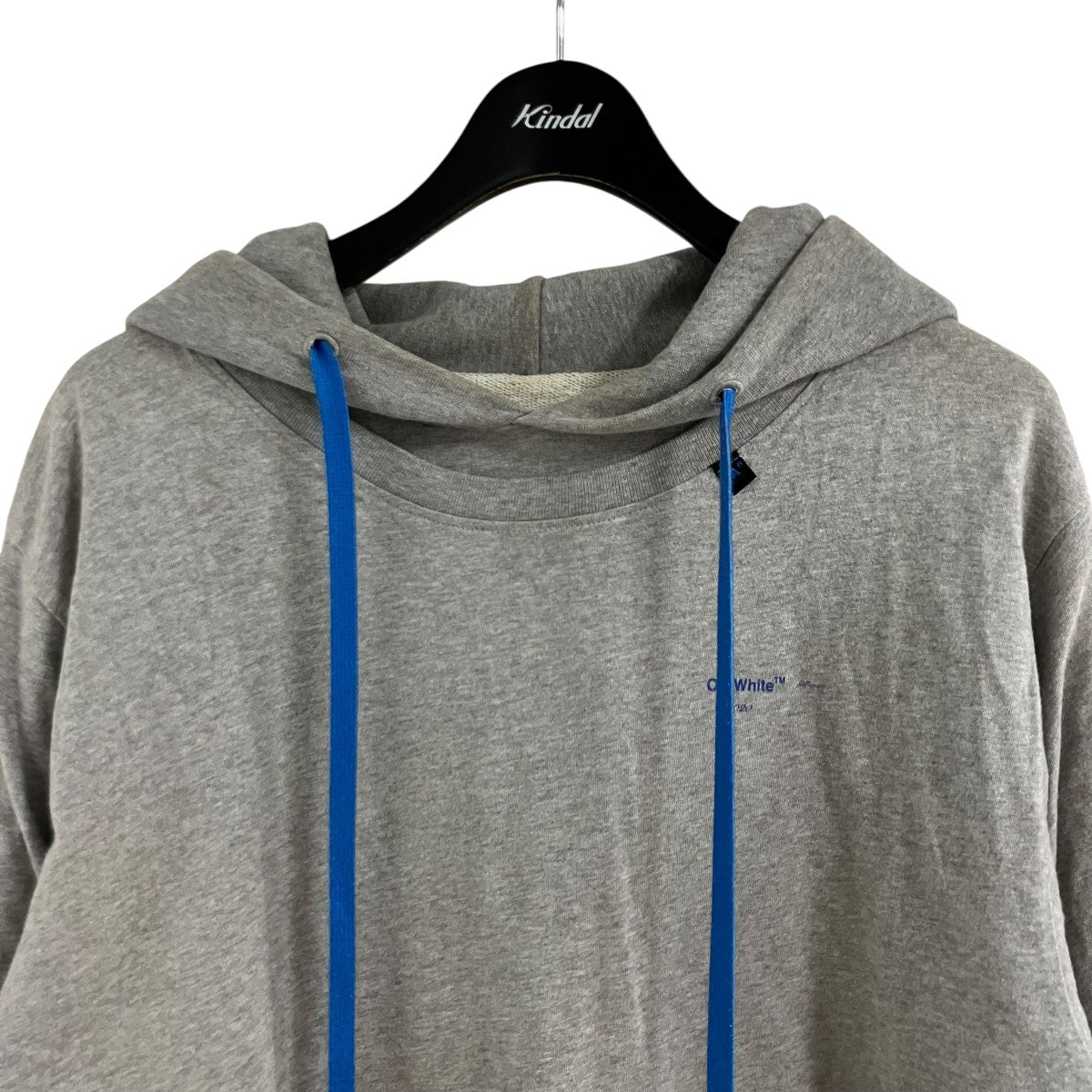 OFFWHITE カットソーレイヤードプルオーバーパーカー 古着・中古-2枚目のアイテム画像