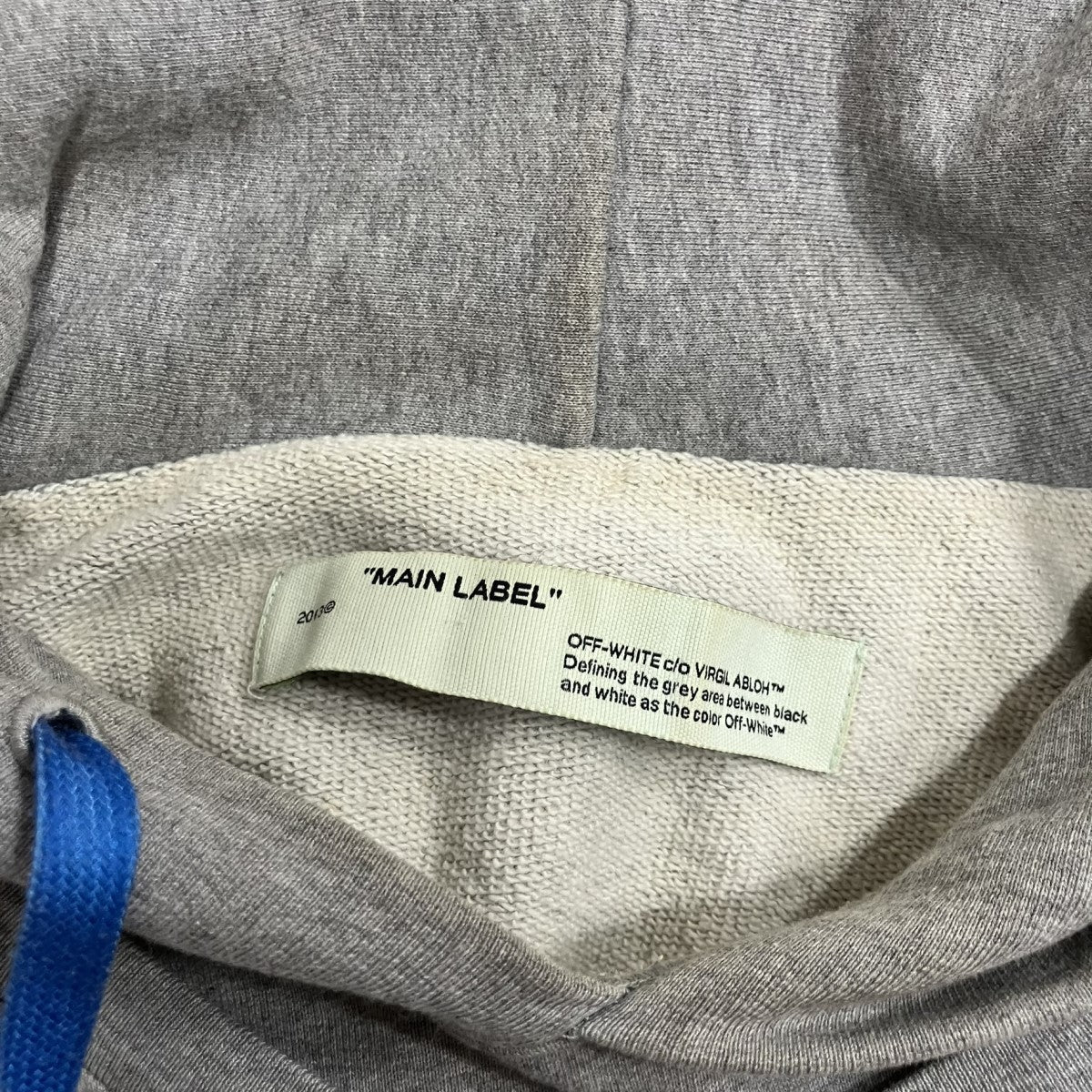 OFFWHITE カットソーレイヤードプルオーバーパーカー 古着・中古-5枚目のアイテム画像