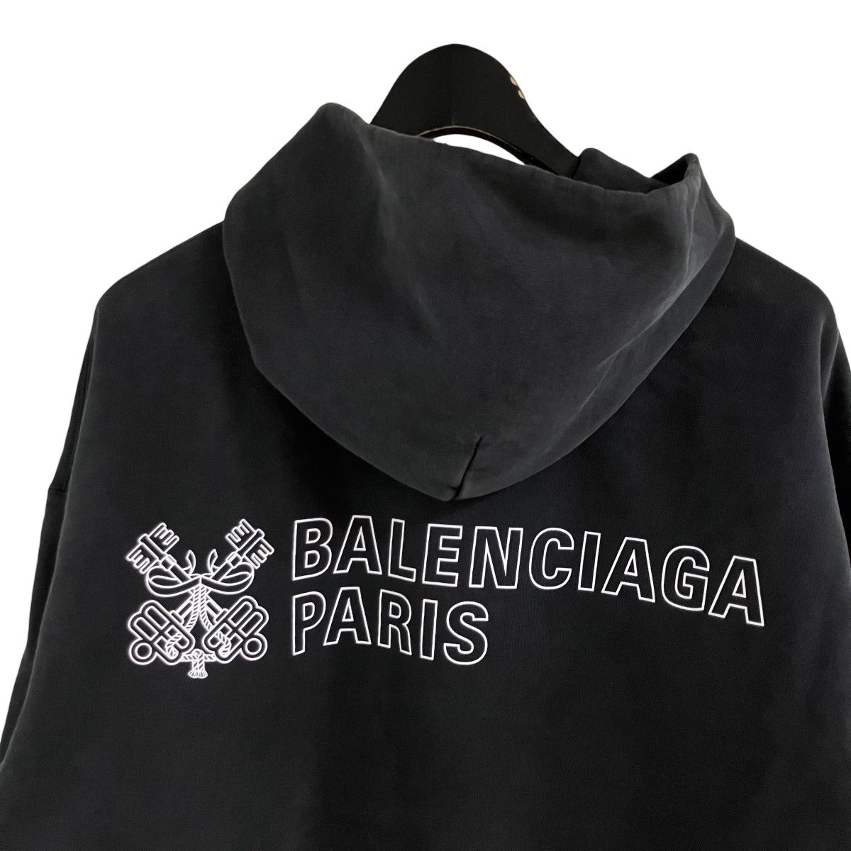 BALENCIAGA ロゴジップアップパーカー 古着・中古-4枚目のアイテム画像