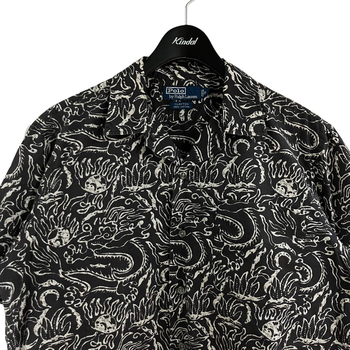 POLO RALPH LAUREN 総柄プリントハーフスリーブシャツ 古着・中古-2枚目のアイテム画像