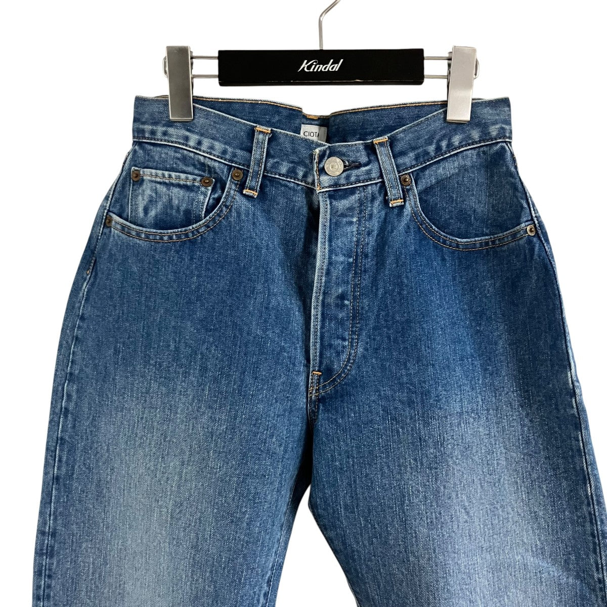CIOTA 本藍スビンコットン 13．5oz ストレートデニムパンツ 古着・中古-2枚目のアイテム画像