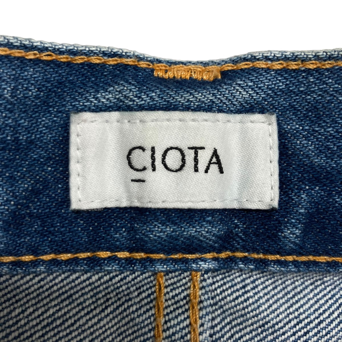 CIOTA 本藍スビンコットン 13．5oz ストレートデニムパンツ 古着・中古-6枚目のアイテム画像