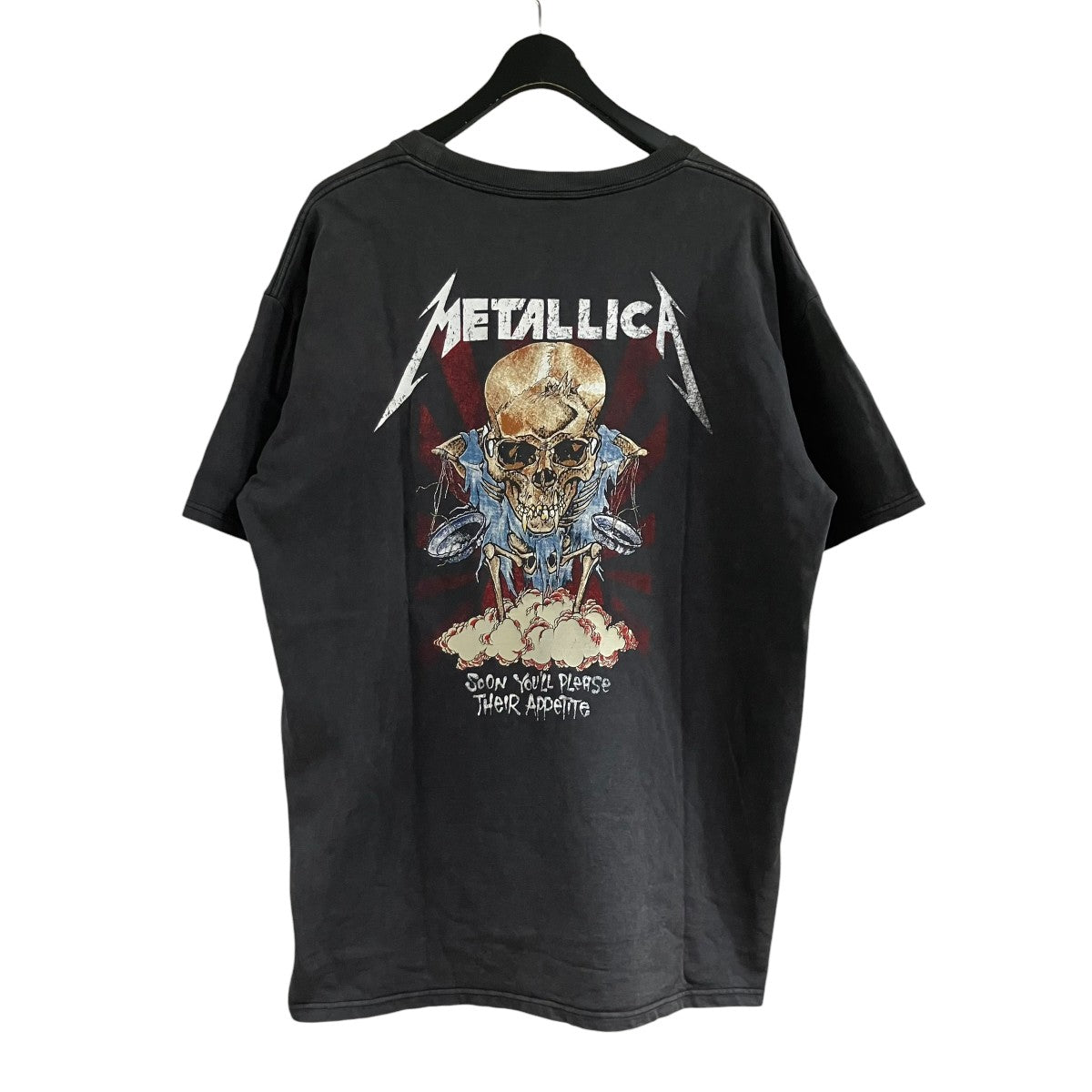 UNUSED スカルプリントTシャツ 古着・中古-3枚目のアイテム画像