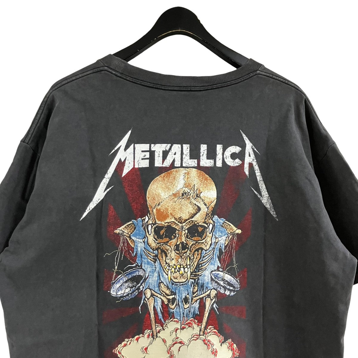 UNUSED スカルプリントTシャツ 古着・中古-4枚目のアイテム画像